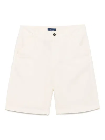 Drumohr Cotton Chino Shorts In Beige