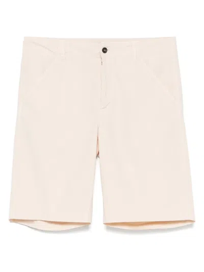 Drumohr Relaxed Fit Cotton Bermuda Shorts In Neutral