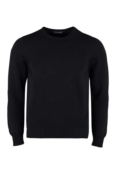Drumohr Cotton Crew Neck Knit Regular Fit In Multi