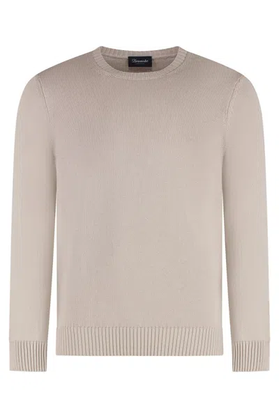 DRUMOHR COTTON CREW-NECK SWEATER