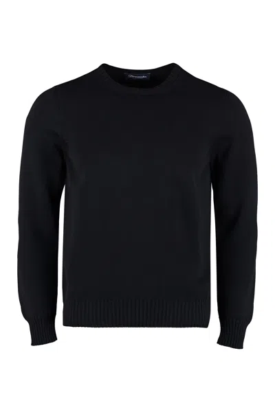 Drumohr Cotton Crew Neck Knit Regular Fit In Multi
