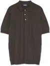 Drumohr Cotton Polo Shirt In 绿色