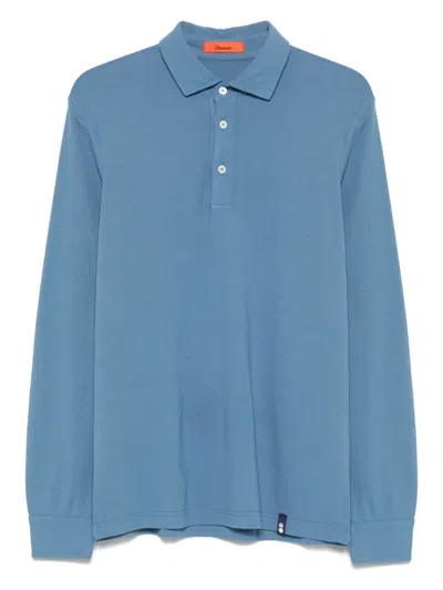Drumohr Klassisches Poloshirt In Blau