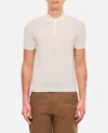 Drumohr Short-sleeved Polo Shirt In White