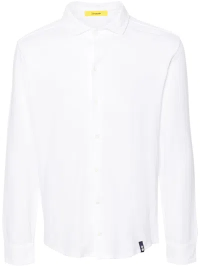 Drumohr Cotton Shirt In White