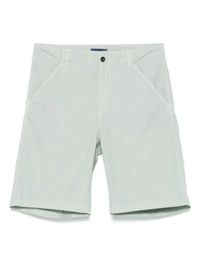 Drumohr Relaxed Fit Cotton Bermuda Shorts In Green