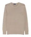 Drumohr Cotton Sweater In Nude