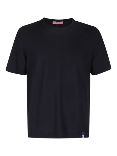 Drumohr Tshirt Mm Ice Cotton In Black