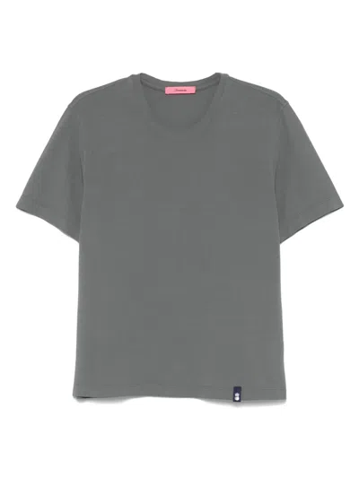 Drumohr Short Sleeve T-shirt In Gray