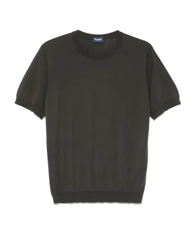 DRUMOHR DRUMOHR KNITTED CREW T-SHIRT