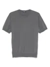 Drumohr Cotton T-shirt In Gray