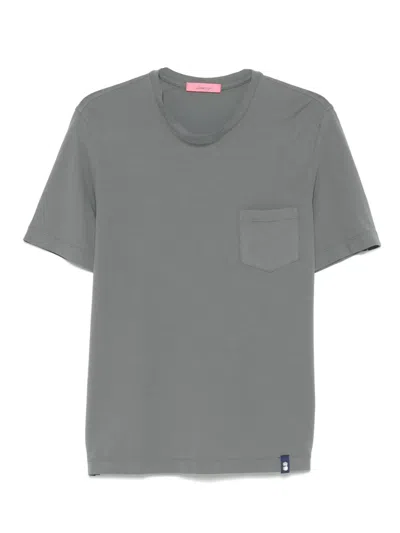 Drumohr Cotton T-shirt In Grey