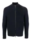 Drumohr Half Zip Pullover In Blue