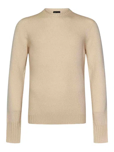 DRUMOHR CREAM CASHMERE CREW NECK SWEATER