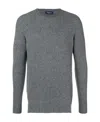 Drumohr Man Sweater Grey Size 42 Lambswool In Gray