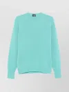 Drumohr Crew Neck Cashmere Sweater In Blue