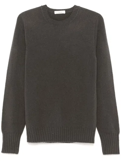 Drumohr Kaschmirpullover Mit Rundhalsausschnitt In Grey