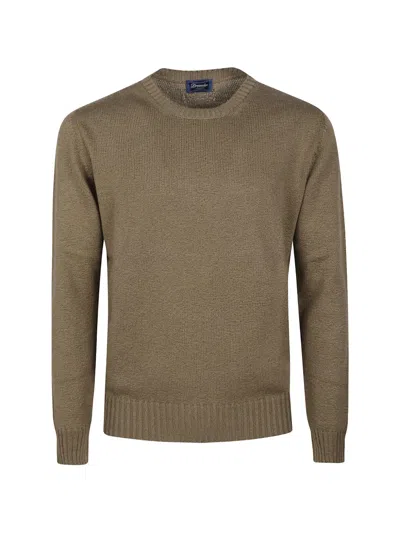 Drumohr Classic Yet Contemporary Sweater For Men In Brown