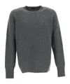 Drumohr Fine Knit Sweater In Gray