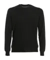 Drumohr Merino Wool Sweater In Black