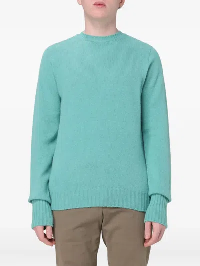 Drumohr Crew-neck Sweater In Blue