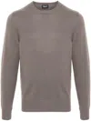 Drumohr G Collo Cashmere Coccola Soft Doppio Filo Tubolare In Brown