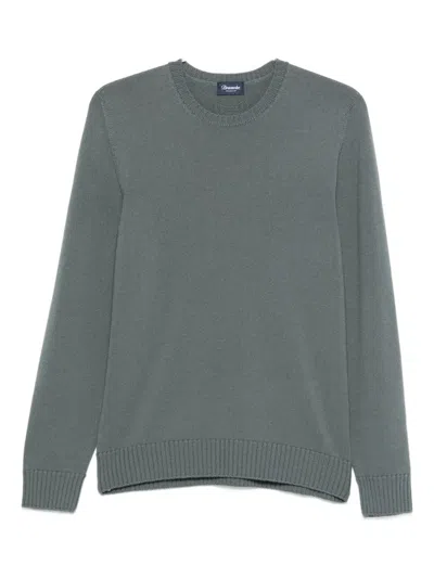 Drumohr Crew-neck Sweater In Gray