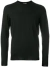 Drumohr Crew Neck Sweater In Grey