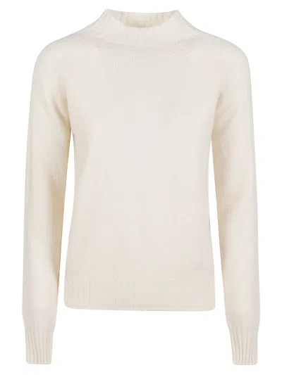 Drumohr Crew Neck Sweater In Neutral