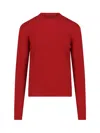 Drumohr Ribbed Crewneck Sweater With Cuffs And Hem