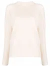 Drumohr Ribbed Lambswool Jumper