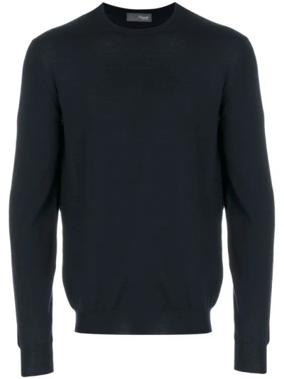 Drumohr Crewneck Sweater In Black