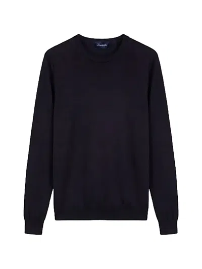 Drumohr Crew-neck Sweater In Blue