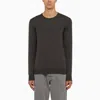 Drumohr Man Sweater Military Green Size 46 Cotton In Grey