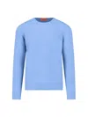 Drumohr Round Neck Sweater In Light Blue