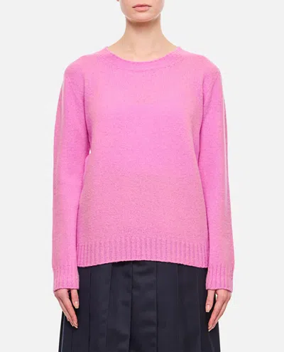 Drumohr Lambs Wool Sweater In Pink
