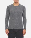 Drumohr Crewneck Cashmere Sweater In Gray