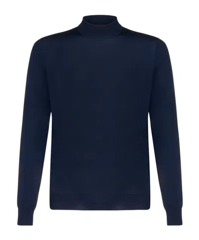 Drumohr Dolcevita Merino-wool Jumper In Black