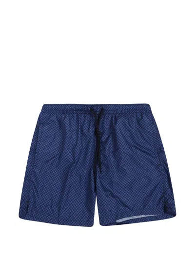Drumohr Drawstring Swim Trunks In Blue