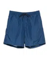 Drumohr Drawstring Swimsuit Shorts In Blue