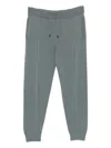 Drumohr Drawstring-waist Knitted Track Pants In Green