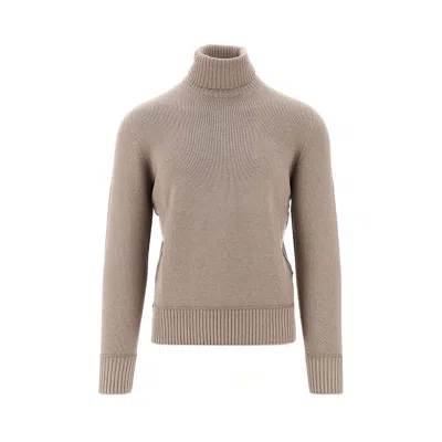 Drumohr Erino Wool Turtleneck Sweater In Gray