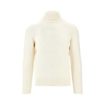 Drumohr Erino Wool Turtleneck Sweater In Multi