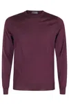 Drumohr Basic Sweater In Burgundy