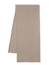 Drumohr Fine-knit Cashmere Scarf In Nude