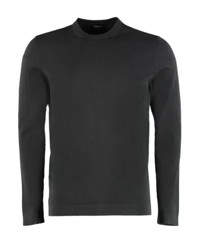 Drumohr Fine-knit Jumper In Black