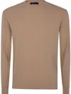 Drumohr Fine-knit Jumper In Brown