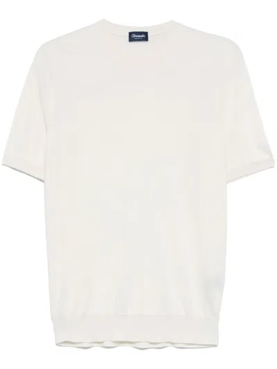 DRUMOHR FINE-RIBBED T-SHIRT