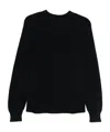 Drumohr Cotton Jersey In Black