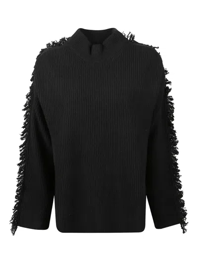 DRUMOHR FRINGED SWEATER